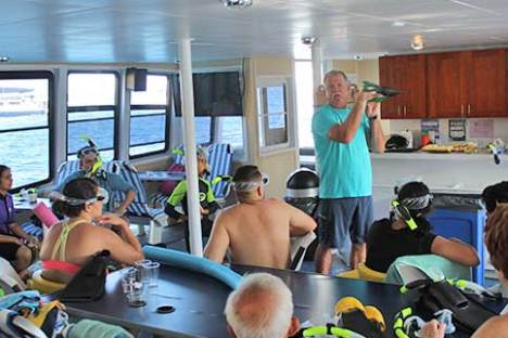 a group of people in a room